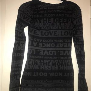 Lululemon see-through long sleeve